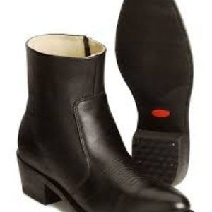 Durango 7″ Black Leather Zip Up Boot